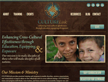 Tablet Screenshot of culturelinkinc.org
